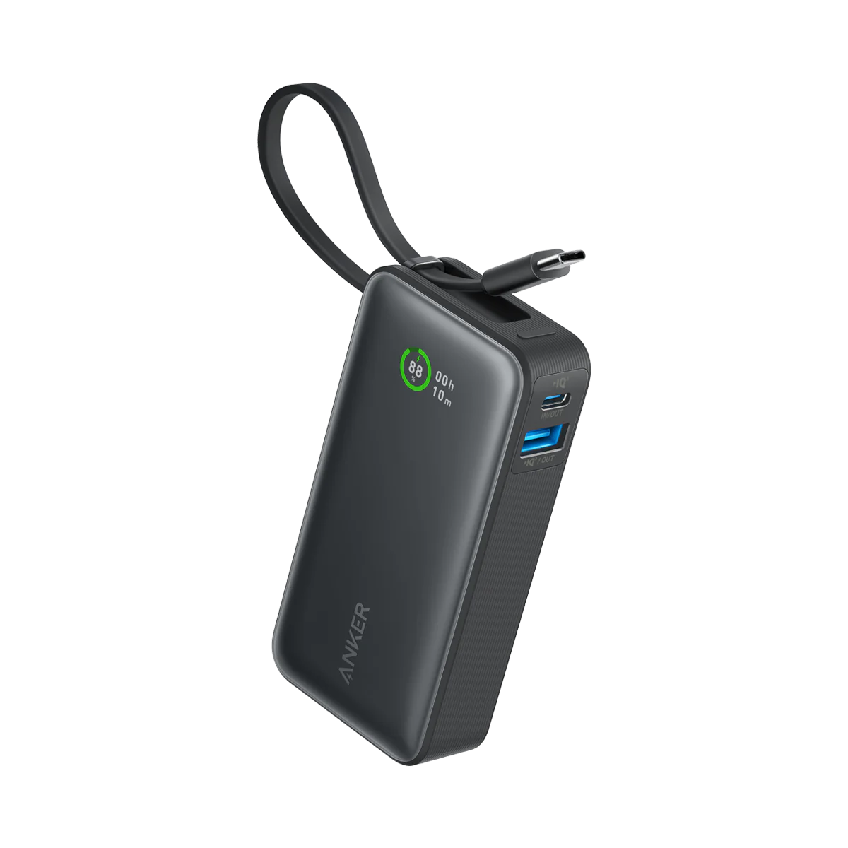 Anker Nano Power Bank (30W, Built-In USB-C Cable)