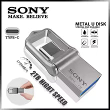 SONY OTG USB 3.0 Flash Drive 2TB 1TB Metal Memory Stick Type-C 2-IN-1